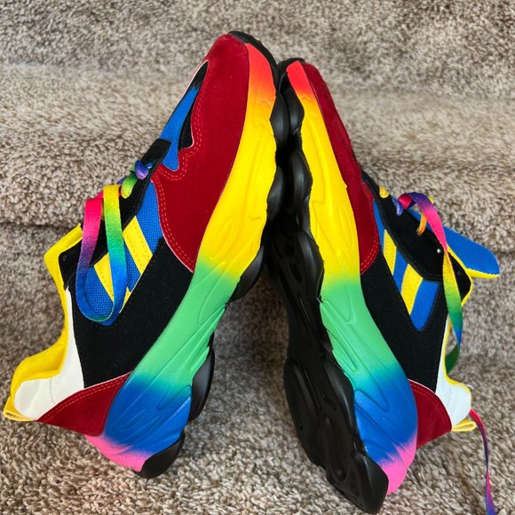 Kosseco Women's Lace Up Orthopedic Arch Wide Colorful Fashion Sneakers - Picture 10 of 14